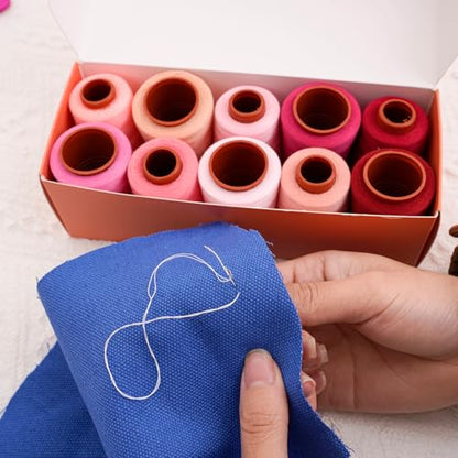 10 Pcs Sewing Thread Set (2400 Foot)