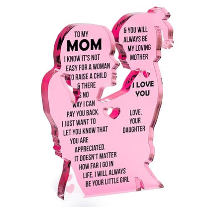 Mom Gift from Daughter Acrylic Plaque