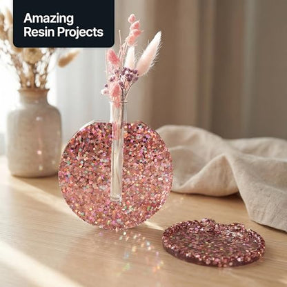 Craft Glitter Rose Gold Holographic 100g Super Chunky Glitter (3.5 Ounce)