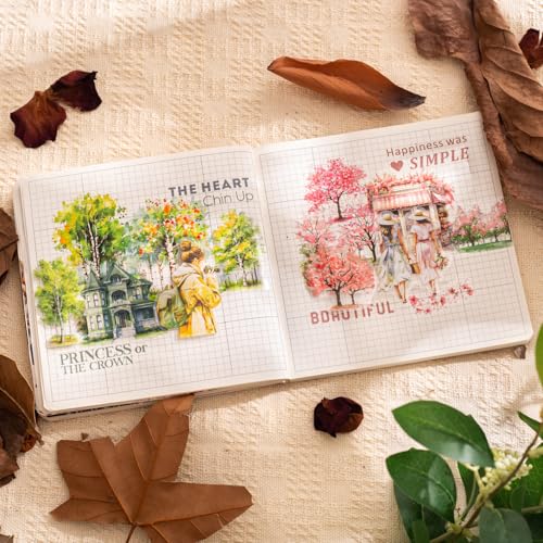 6PCS Trees and Forest PET Tape Set (6 Count)