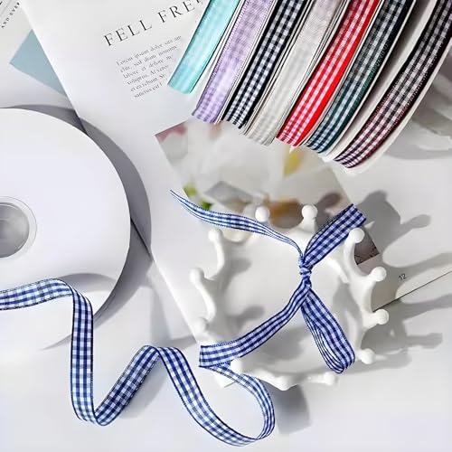 Classic Gingham Checkered Ribbon