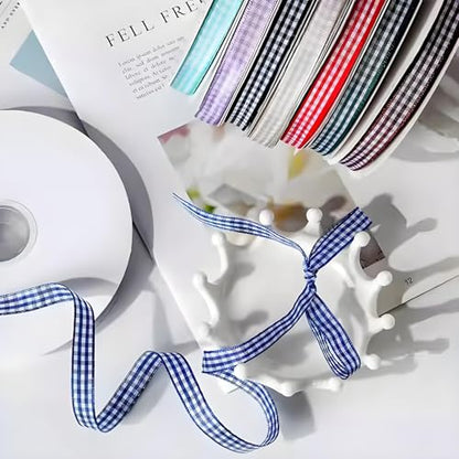 Classic Gingham Checkered Ribbon