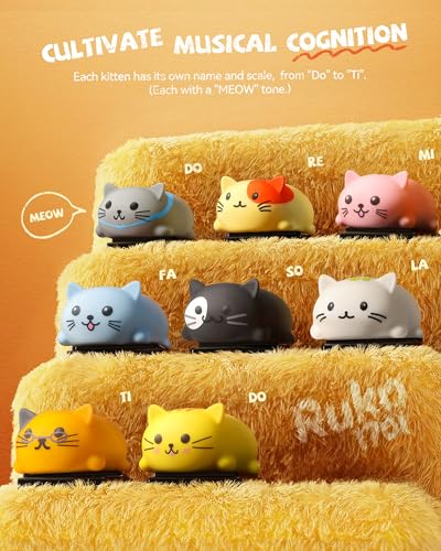 1701 Musical Cat Piano Keyboard Toy Set with Cute Meow Sound