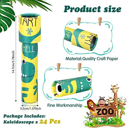 24 Pcs Classic Kaleidoscopes for Kids Vintage Toys Party Favor (24 Count)