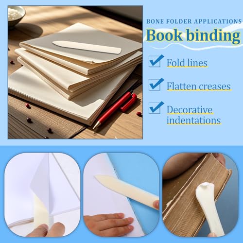 9 Pcs Bone Folder Tool Scoring Tool Bone Tool Paper Folding Tools