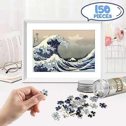 150 Piece Mini Jigsaw Puzzles for Adults & Kids (450 Count)