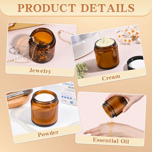 Glass Jars with Lids (24 Count)