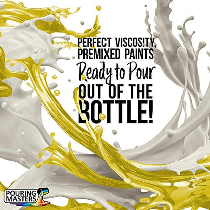 Lemon Yellow Acrylic Ready to Pour Pouring Paint (8 Fl Oz)