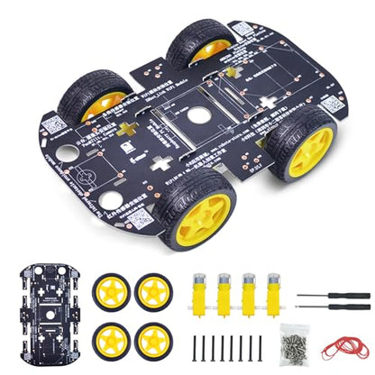 4WD Smart Robot Car Chassis Kit for Arduino Raspberry Pi DIY Programmable TT Motor
