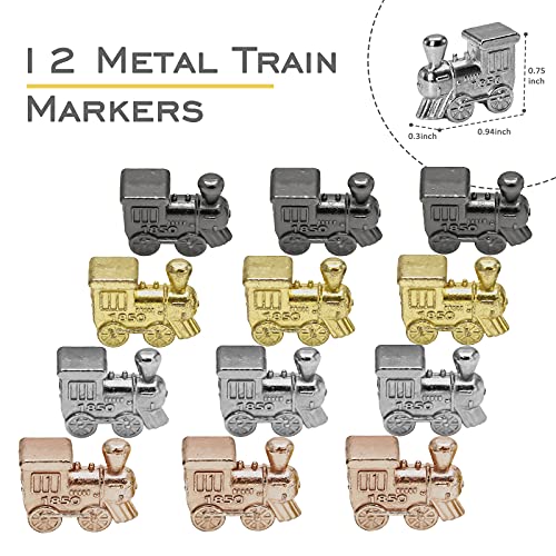 Mexican Train Dominoes Accessories Set