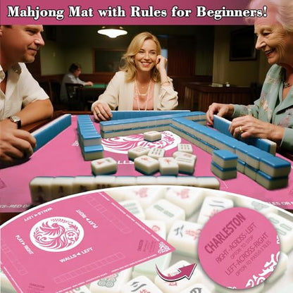 Mahjong Mat with Carrying Bag