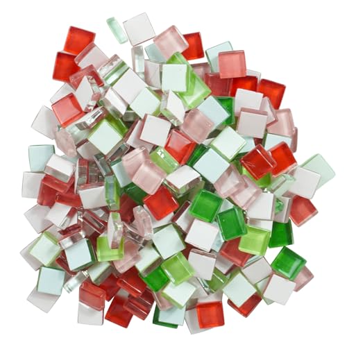 Square Glass Mosaic Tiles for Adults Crafts Supplies