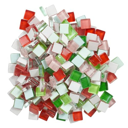 Square Glass Mosaic Tiles for Adults Crafts Supplies