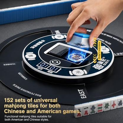 Portable Automatic Mahjong Table (152 Count)
