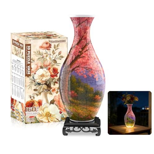 3D Puzzles Vase for Adults