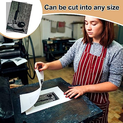 2 Pcs 9 x 12 Inch Linoleum Blocks for Printmaking