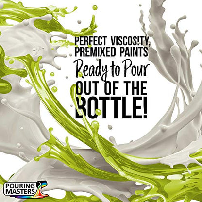 Pouring Masters Neon Yellow Ready to Pour Acrylic Pouring Paint (8 Fl Oz)
