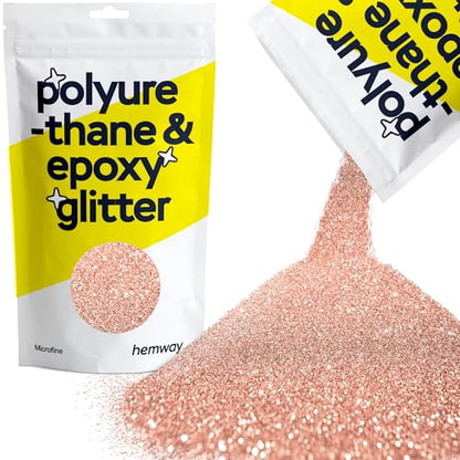 Resin Glitter Rose Gold 100g Microfine Polyurethane & Epoxy Glitter (3.5274 Ounce)