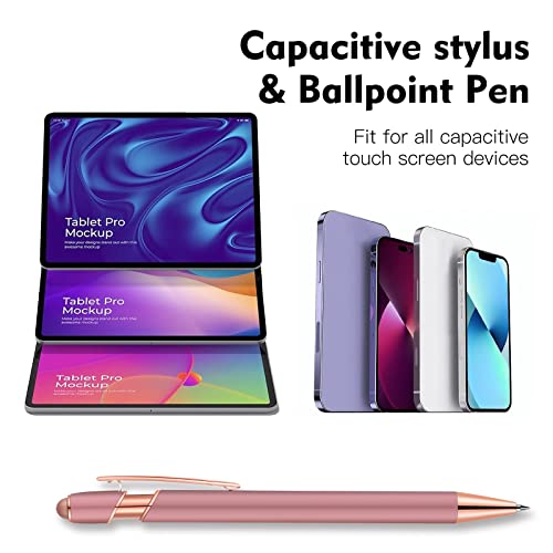 12 PCS 2 in 1 Stylus Ballpoint Pen with Stylus Tip (12 Count)