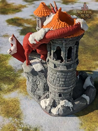 Dragon 3D Printed Dice Tower