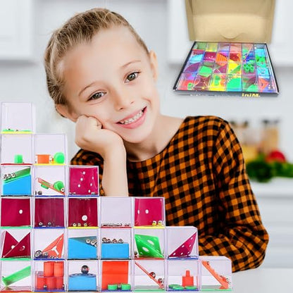 24 PCS Brain Teaser Puzzles for Kids (24 Count)