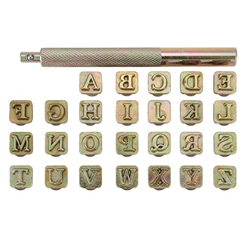 27 Pieces Leathercarft Stamping Tool Set (27 Count)