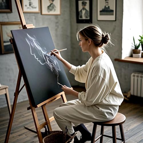 White Charcoal Pencils Drawing Set (6 Count)