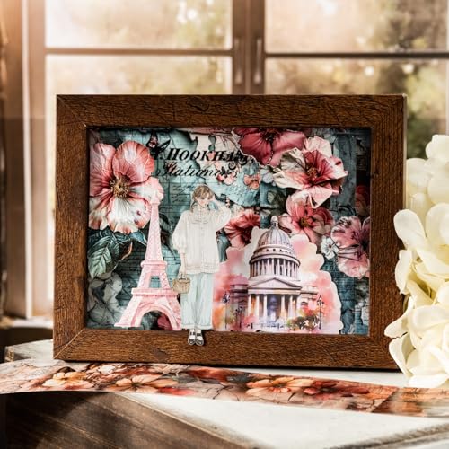 Vintage Floral Washi Tape Set (7 Count)