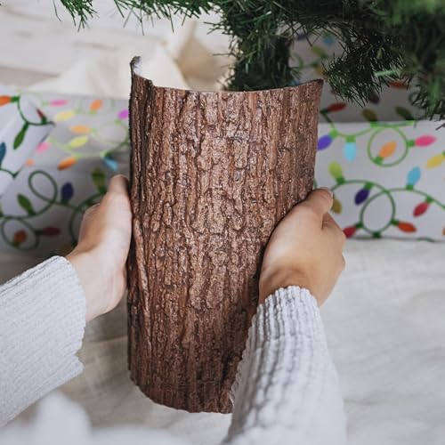 Realistic Brown Bark Artificial Xmas Tree Accessory