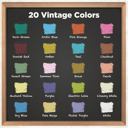 Fine Tip Liquid Chalk Markers for Chalkboard (20 Count)