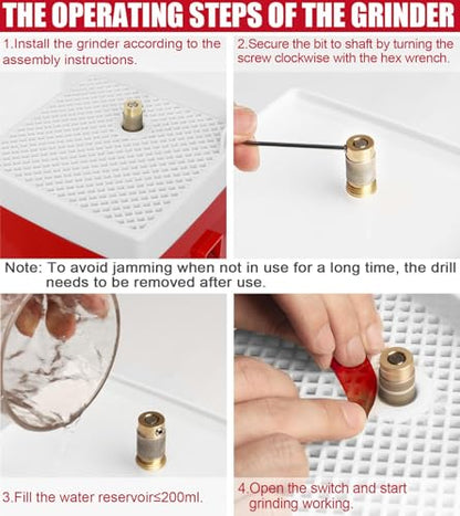 Upgrade Stained Glass Grinder Kit 4300r