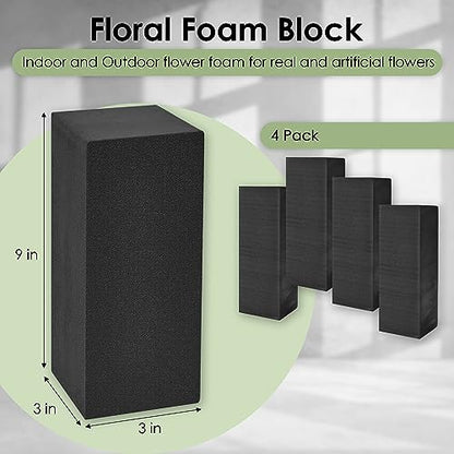 Floral Foam for Flower Arrangements Floral Foam Blocks (4 Count)