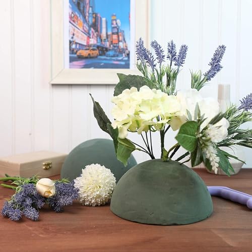 Flower Foam Round Half Balls