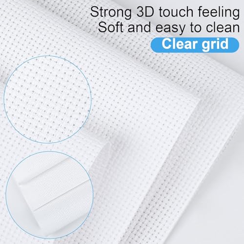 6 PCS Cross Stitch Aida Fabric 14 Count (6 Count)