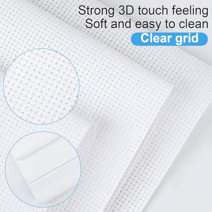 6 PCS Cross Stitch Aida Fabric 14 Count (6 Count)