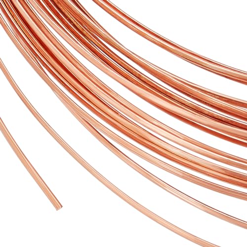 19.6 Feet 22 Gauge Half Round Copper Wire