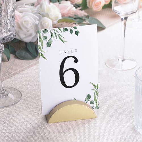 10 Pack 3.3" Arch Gold Wood Stand with 1 (10 Count)