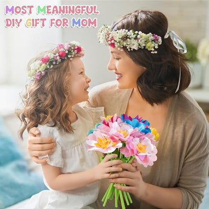 DIY Fabric Flower Bouquets Toys Accessories