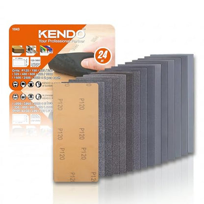 Sandpaper Assortment 24 PCS