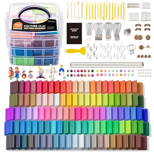 112 Colors Polymer Clay Kit (112 Count)