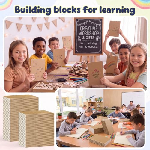 100 Pack A5 Composition Notebooks Bulk 5"x8" Notebooks