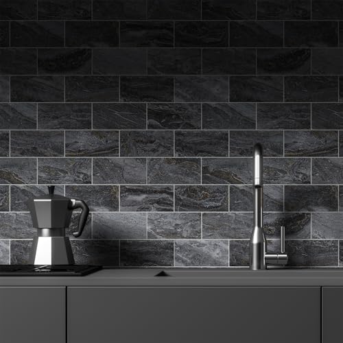 100 Pieces Peel and Stick Backsplash for Kitchen (12.5 Sq Ft)
