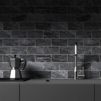 100 Pieces Peel and Stick Backsplash for Kitchen (12.5 Sq Ft)