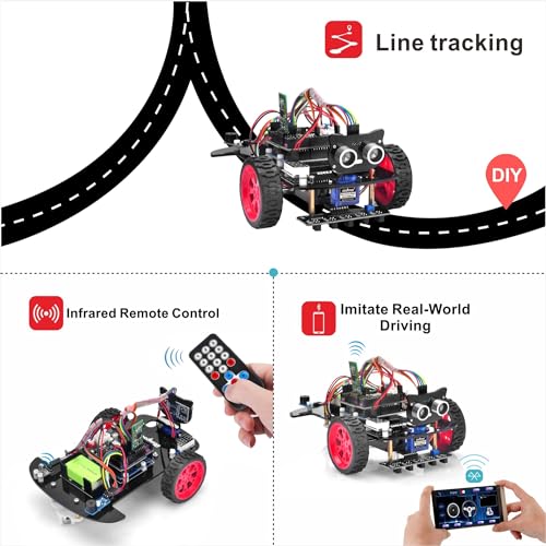 Smart Robot Car Kit for Arduino Adult Teen Robotic Assembly Starter