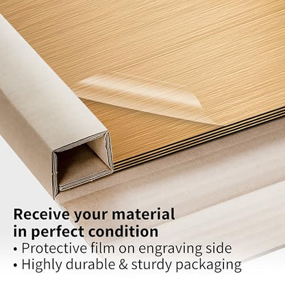 Metallic Looking Acrylic Sheet (8 Count)