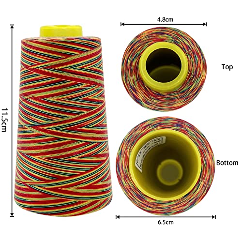 4 Cones of 3000 Yards Each Spool Thread for All Purpose