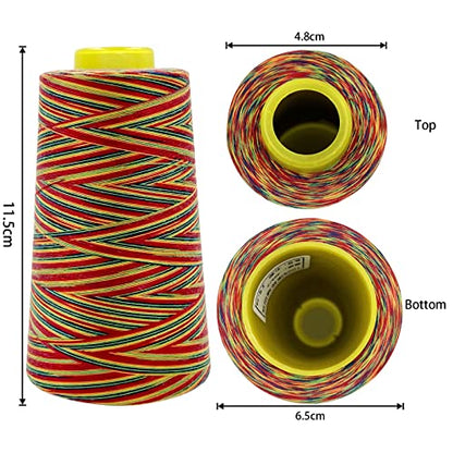 4 Cones of 3000 Yards Each Spool Thread for All Purpose