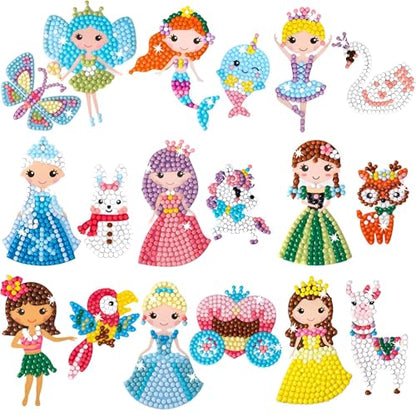 Girls Diamond Painting Kits for Kids (3.84 Ounce)