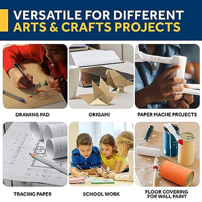 Brown Kraft Paper Roll 12" x 100ft (100 Sq Ft)