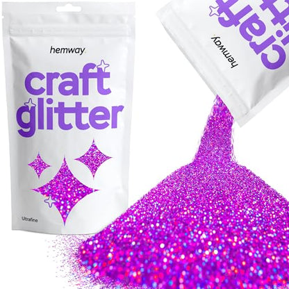 Craft Glitter Purple Holographic 100g Ultrafine Glitter (3.5 Ounce)